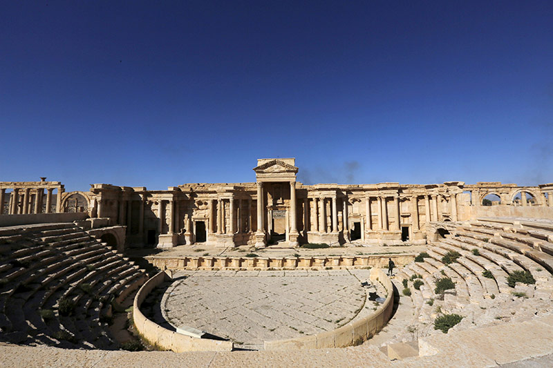 © Reuters/Omar Sanadiki Amphitheater in Palmyra
