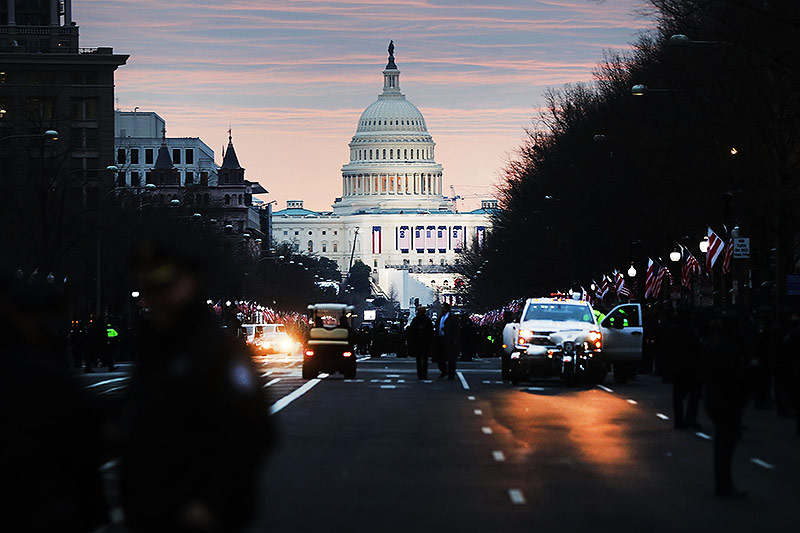 © APA/AFP/Getty Images/Spencer Platt Das Kapitol in den frühen Morgenstunden