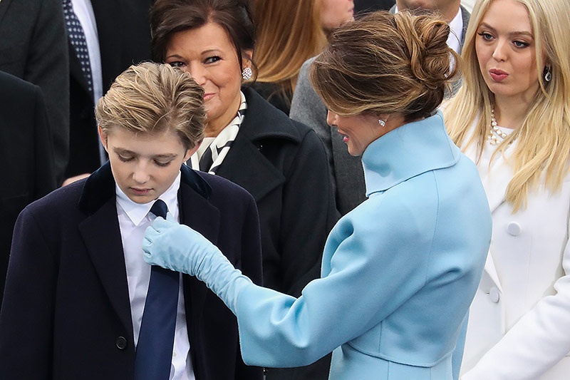 © APA/AP/Andrew Harnik Melania Trump und ihr Sohn