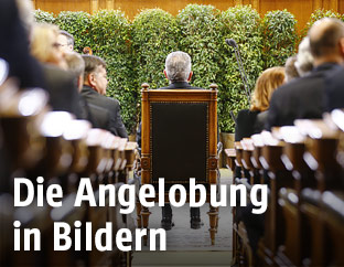 Bundespräsident van der Bellen im Rahmen seiner Angelobung