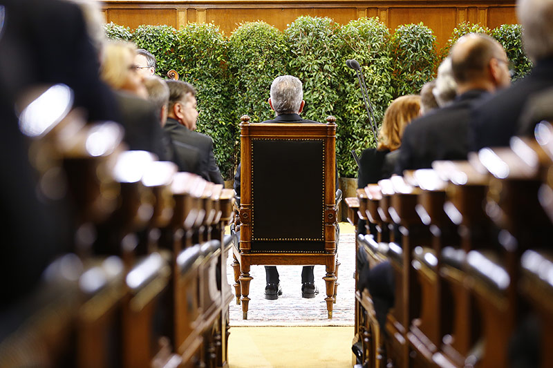 © Reuters/Leonhard Foeger Bundespräsident van der Bellen im Rahmen seiner Angelobung