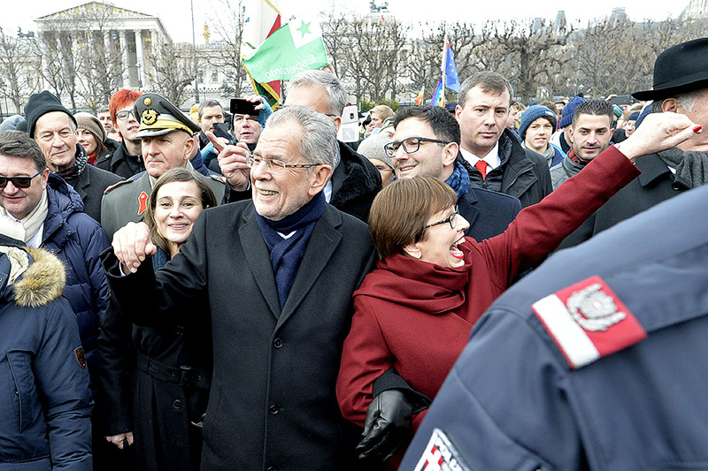 © APA/Herbert Neubauer Bundespräsident van der Bellen im Rahmen seiner Angelobung