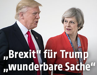 Trump, May