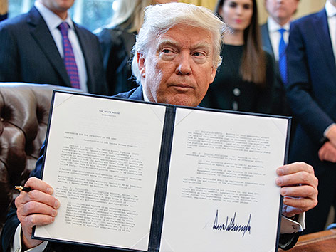 © APA/AP/Evan Vucci US-Präsident Donald Trump