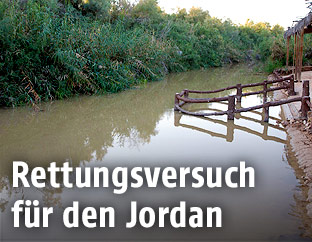 Blick auf den Jordan-Fluss