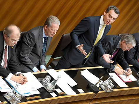 © APA/Roland Schlager Regierungsbank