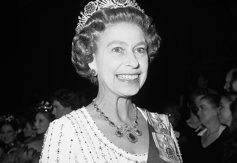 © AP Queen Elizabeth II bei ihrem Silber-Jubiläum