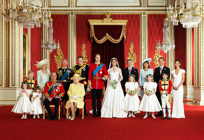 © AP Das offizielle Hochzeitsfoto von William und Kate