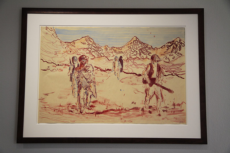 © ORF.at/Simon Hadler (Reproduktion) Exponat aus der Ausstellung von Daniel Richter im 21er Haus