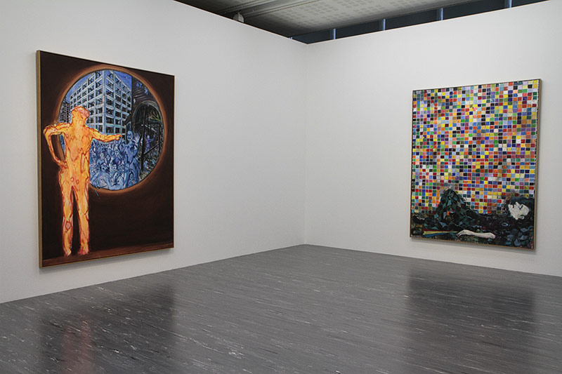 © ORF.at/Simon Hadler (Reproduktion) Exponat aus der Ausstellung von Daniel Richter im 21er Haus