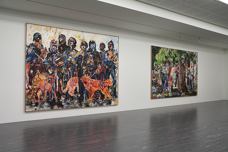 © ORF.at/Simon Hadler (Reproduktion) Exponat aus der Ausstellung von Daniel Richter im 21er Haus
