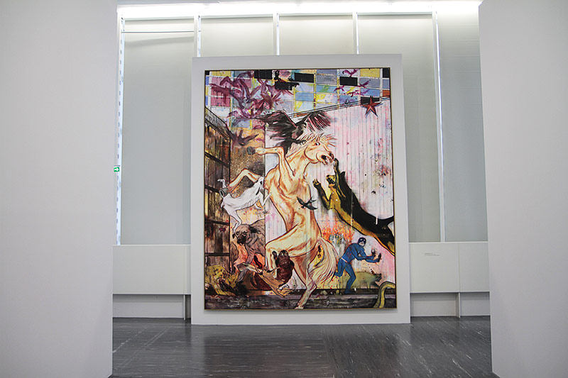 © ORF.at/Simon Hadler (Reproduktion) Exponat aus der Ausstellung von Daniel Richter im 21er Haus
