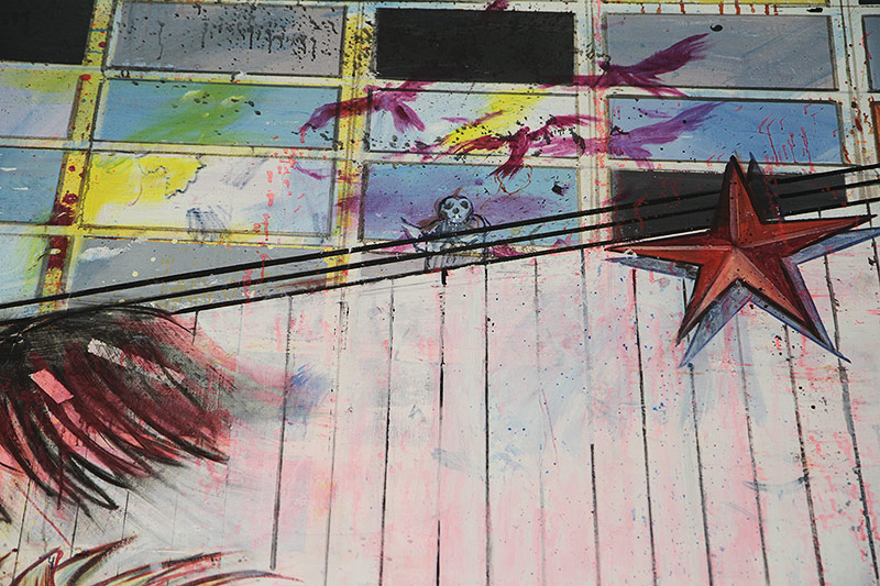 © ORF.at/Simon Hadler (Reproduktion) Exponat aus der Ausstellung von Daniel Richter im 21er Haus