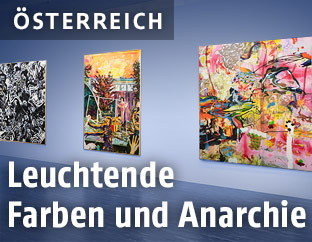 Exponat aus der Ausstellung von Daniel Richter im 21er Haus