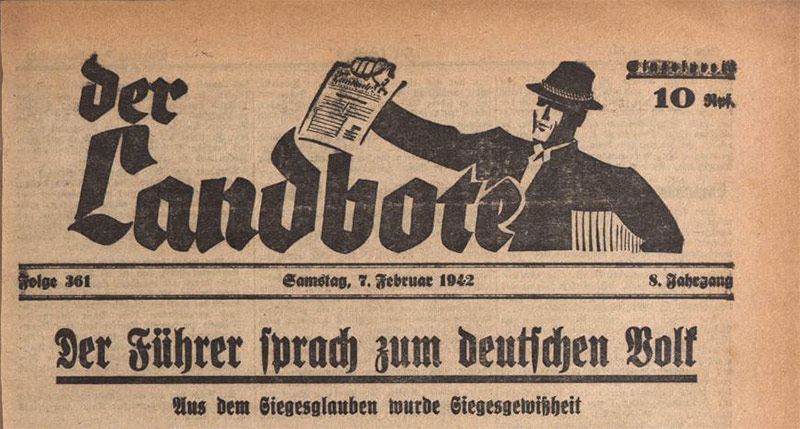© ANNO/Österreichische Nationalbibliothek Historisches Zeitungstitelblatt