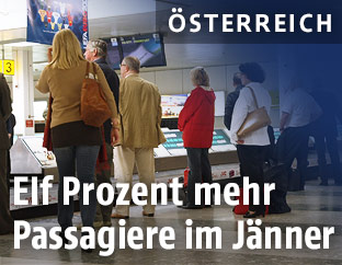 Passagiere am Flughafen