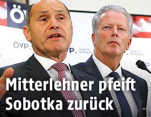 Wolfgang Sobotka und Reinhold Mitterlehner