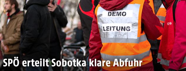 Demonstration in Wien