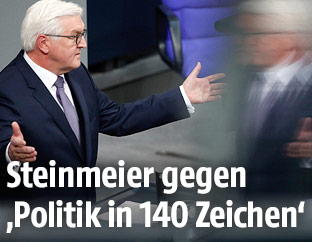 Der deutsche Bundespräsident Frank-Walter Steinmeier