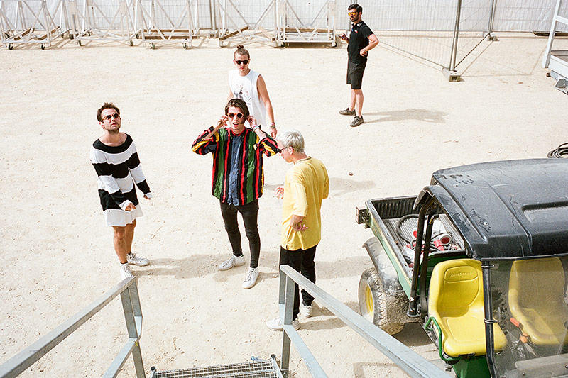 © Lukas Gansterer Die Bandmitglieder von Bilderbuch