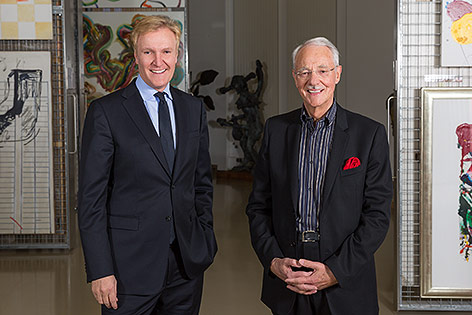 © APA/Mario Kiesenhofer Albertina-Direktor Klaus Albrecht Schröder und Karlheinz Essl