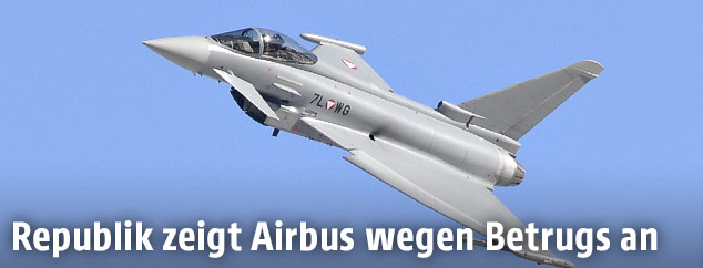 Eurofighter des &ouml;sterreichischen Bundesheers im Flug