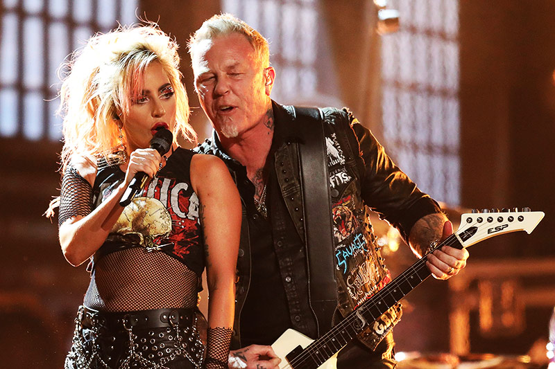 © APA/AP/Invision/Matt Sayles Lady Gaga und Metallica