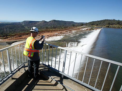 Staudamm in Oroville