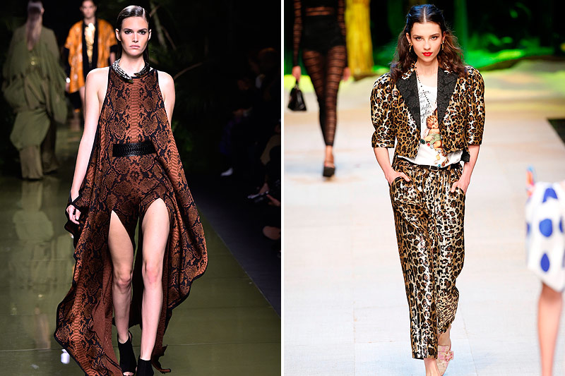 Frühlingskollektion von Balmain und Dolce & Gabbana