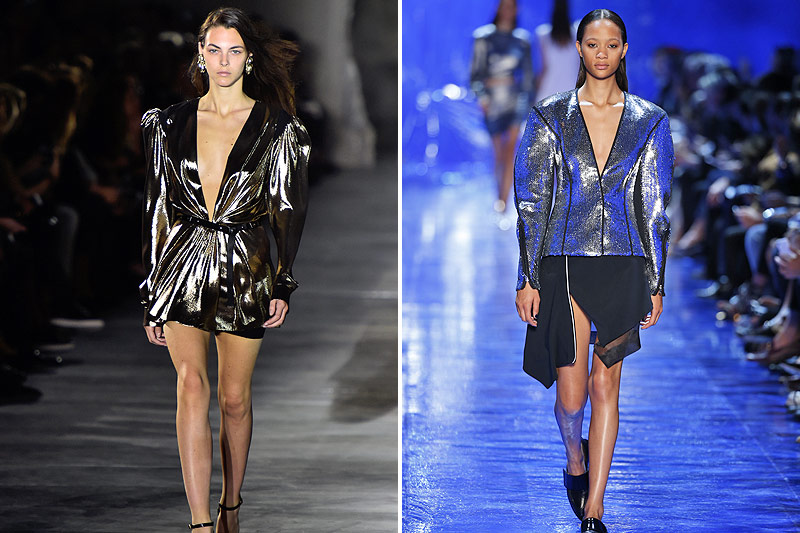 Frühlingskollektion von Saint Laurent und Mugler