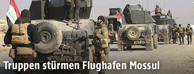 Irakische Anti-Terroreinheiten im Süden Mossuls
