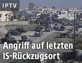 Irakische Truppen stürmen den Flughafen von Mossul