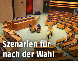 Innenansicht des niederländischen Parlaments