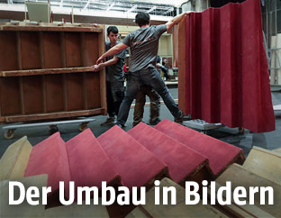 Eindrücke vom Umbau der Oper