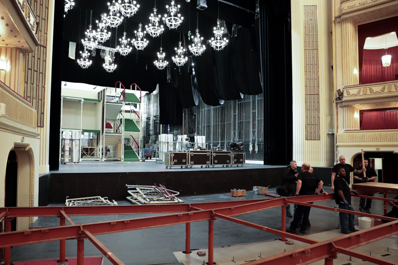 Eindrücke vom Umbau der Oper