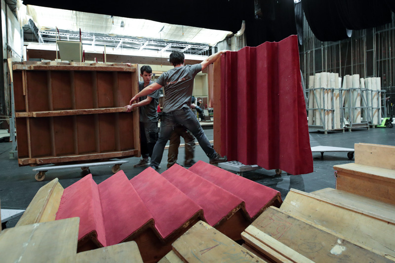 Eindrücke vom Umbau der Oper