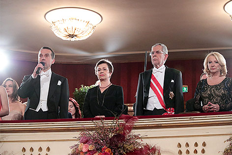 © ORF.at/Roland Winkler Regierungsspitze beim Opernball