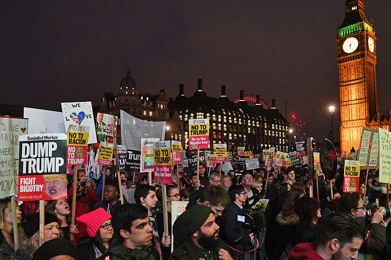 Anti-Trump-Proteste in London