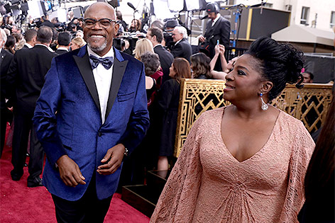 © APA/AP/Matt Sayles Samuel L. Jackson und LaTanya Richardson