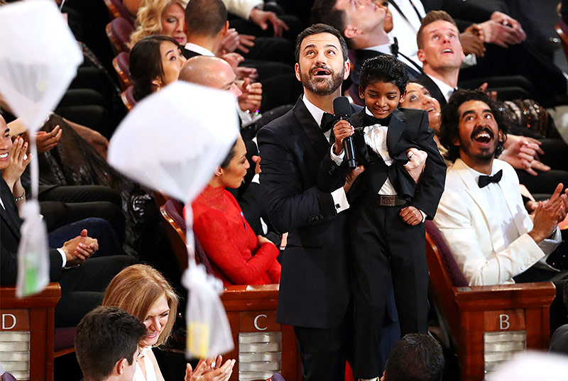 © Reuters/Lucy Nicholson Jimmy Kimmel und Sunny Pawar