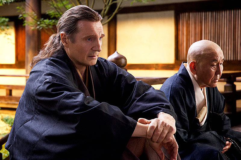 Liam Neeson in einer Filmszene in "Silence"