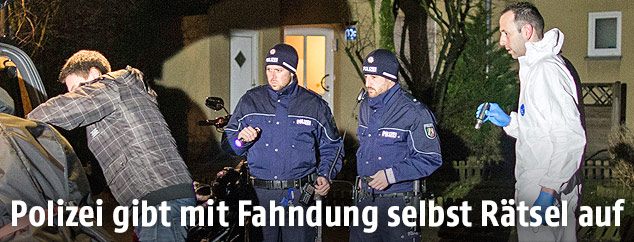Polizei am Tatort