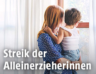 Frau mit einem Kind