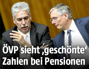 Finanzminister Hans Jörg Schelling und Sozialminister Alois Stöger