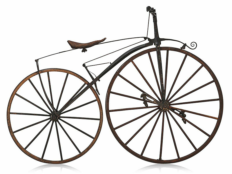 © Technoseum Tretkurbelrad Vélocipède Michaux, 1868