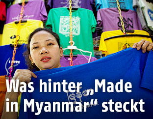 Frau mit T-Shirt