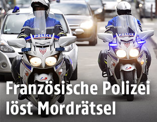 Polizeikonvoi in Nantes