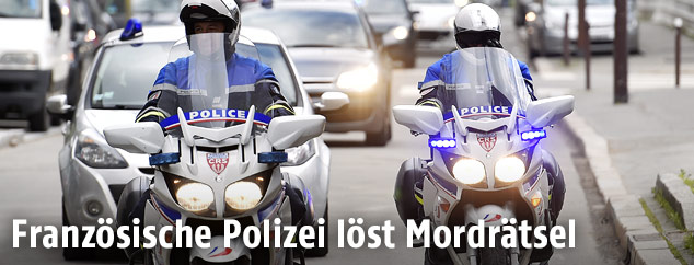 Polizeikonvoi in Nantes