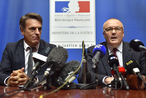 © APA/AFP/Loic Venance Pressekonferenz der Polizei