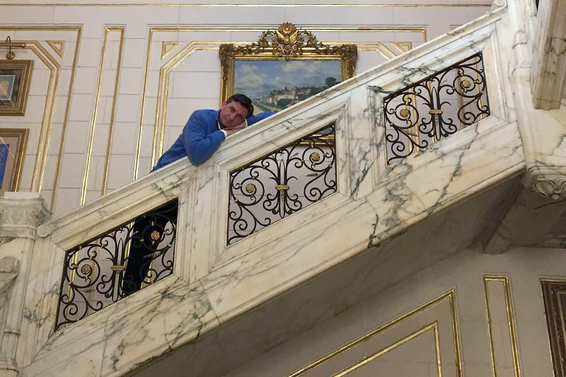 © APA/AP/Presseabteilung der slowenischen Präsidentschaft/Klemen Horvat Der slowenische Präsident Borut Pahor in Ägypten
